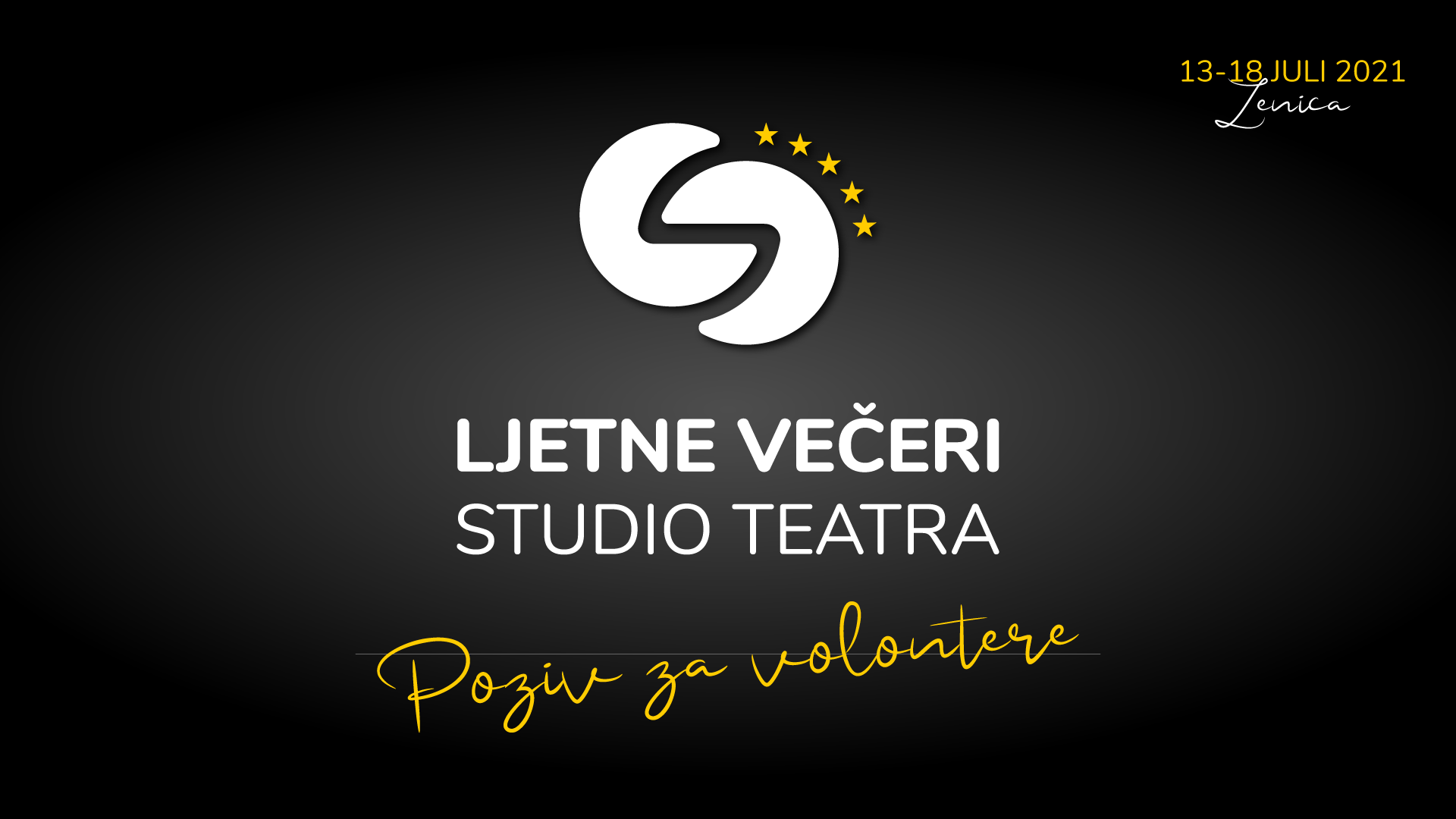 Ljetne večeri Studio Teatra - Poziv za volontere